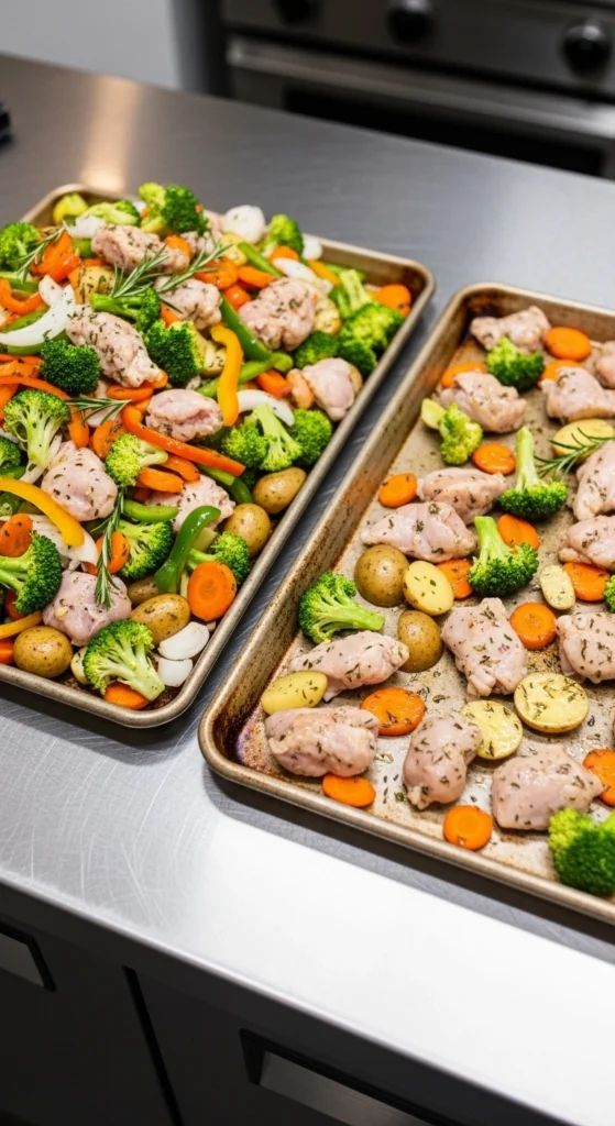 sheet pan recipes proper spacing technique