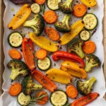golden roasted vegetables sheet pan recipes