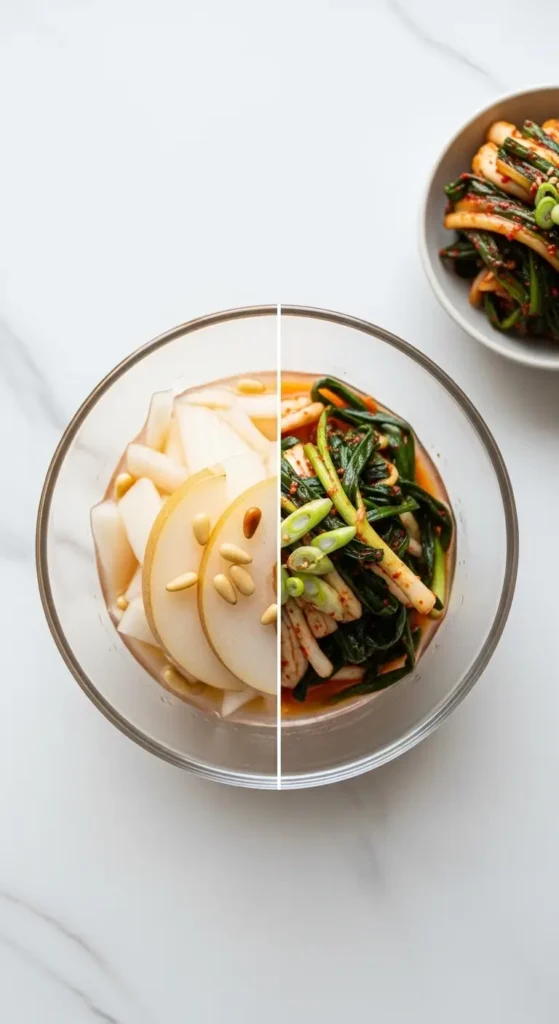 7 Creative Kimchi Variations to Spice Up Your Meals 8 Mild kimchi variations including white kimchi and green onion kimchi for sensitive palates