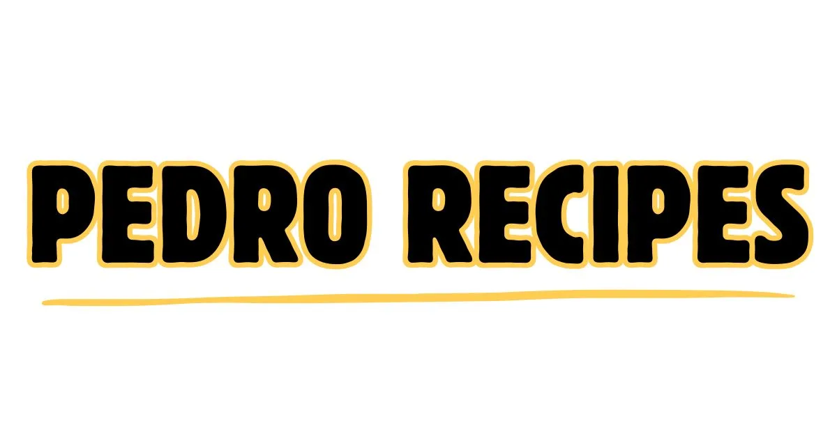 PEDRO RECIPES LOGO