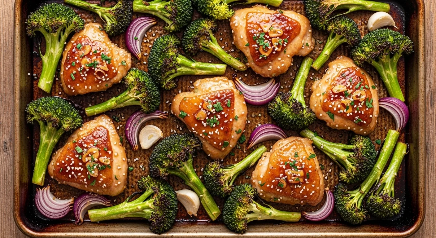 One-Pan Honey Garlic Chicken and Broccoli Dinner 2 Whisk 6e8dda936fd33799d524e58df1ba8074dr