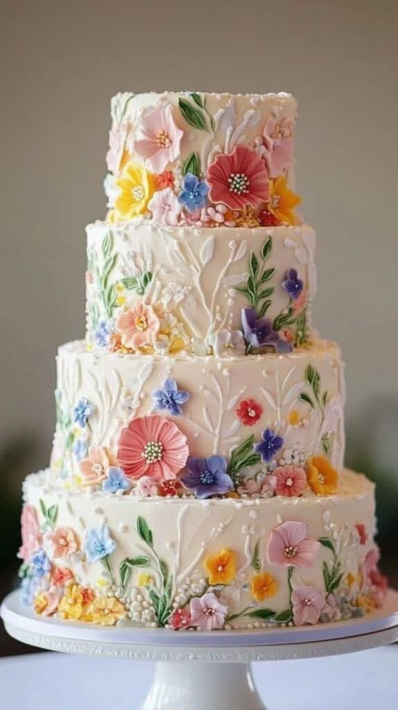 Beautiful spring wedding cakes perfect for a blooming celebration