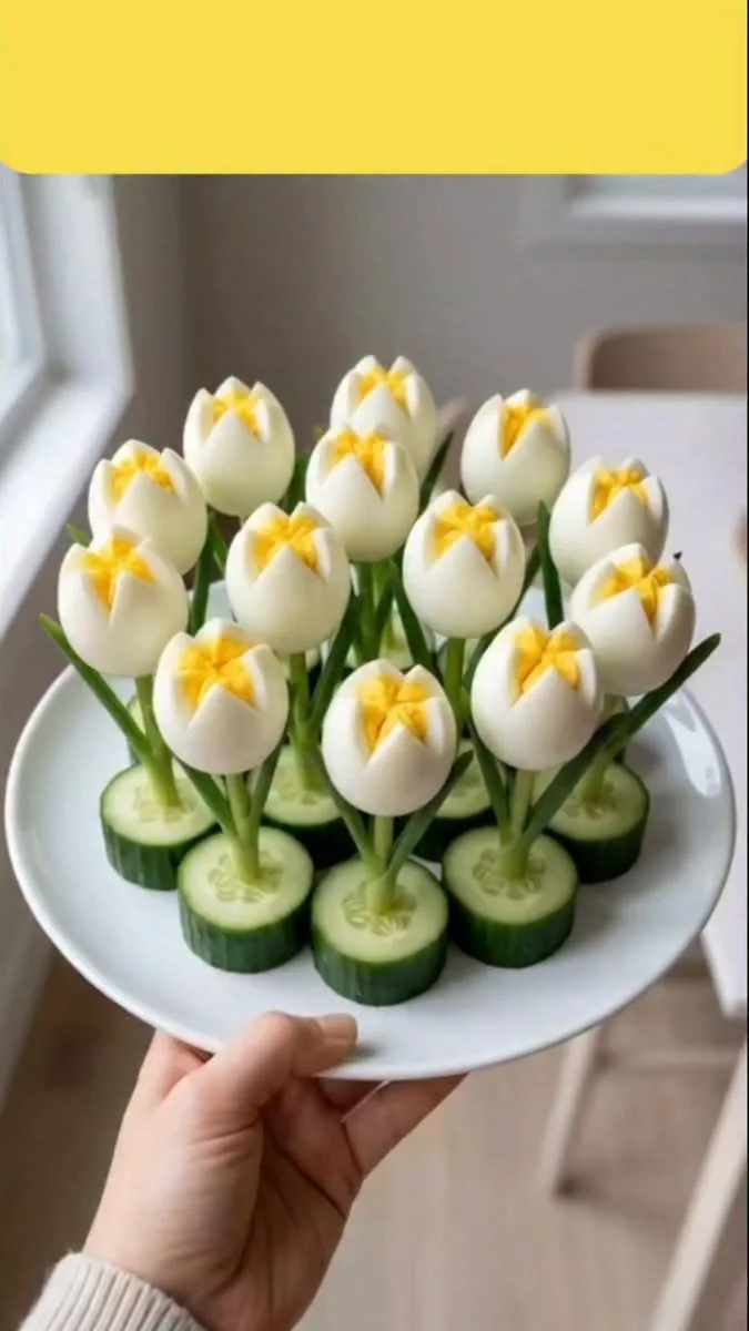 142K views · 2.3K reactions | Tired of basic deviled eggs? What if I told you that you could transform simple eggs into an edible work of art that will utterly amaze your guests? Get ready to redefine your appetizer game with these stunning Tulip Devil…