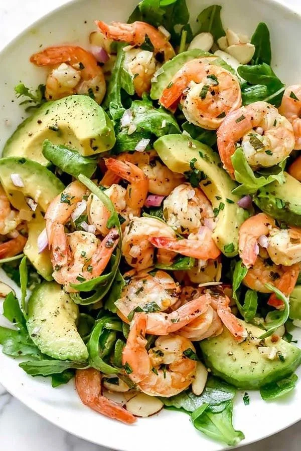 A colorful spread of summer dinner ideas featuring salads and healthy recipes.