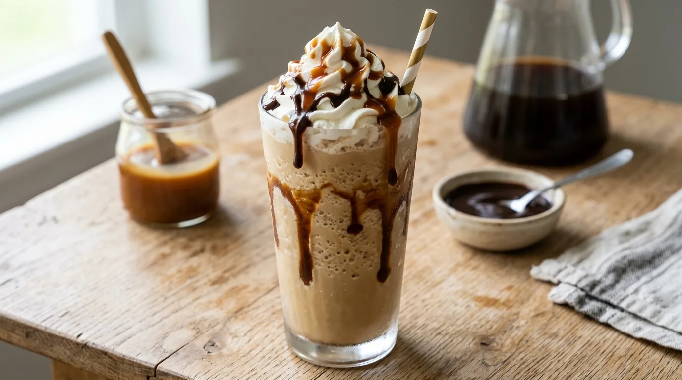 Caramel frappuccino with 202603240015