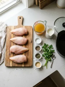 Ingredients for Crockpot 202603230515