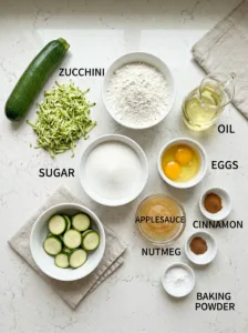 Ingredients for zucchini 202603232233