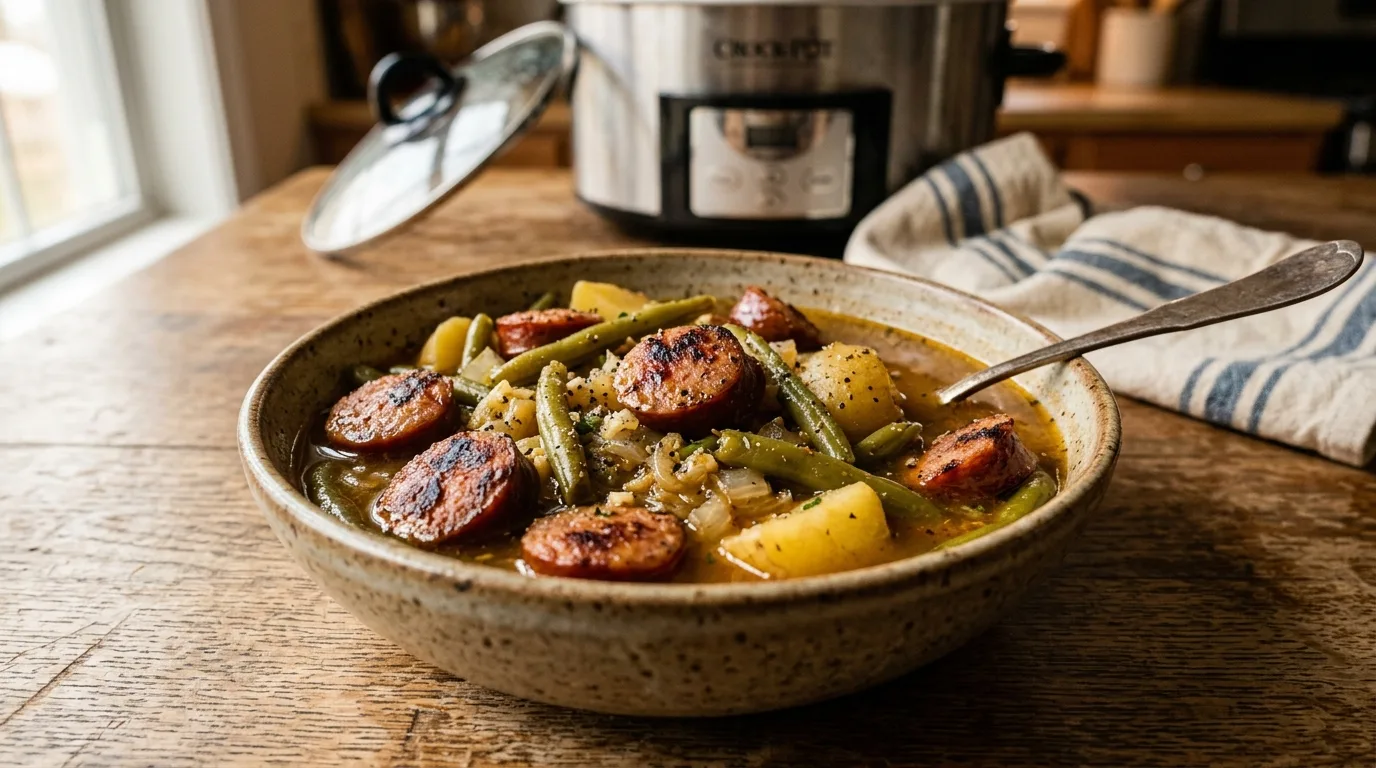 Kielbasa and green 202603241443