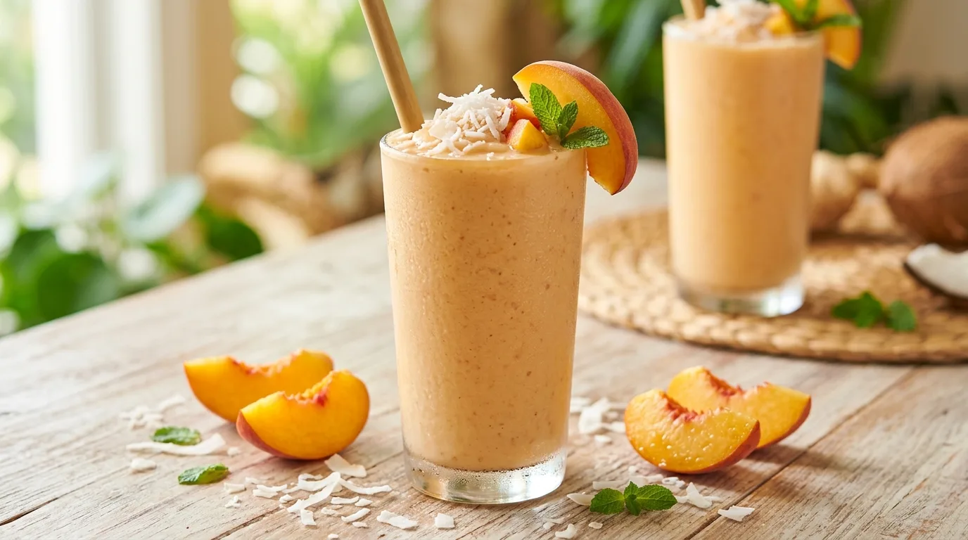 Peach Coconut Smoothie