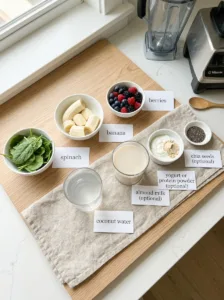 Smoothie ingredients on 202603232351