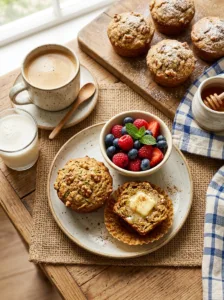 Two zucchini muffins 202603230526