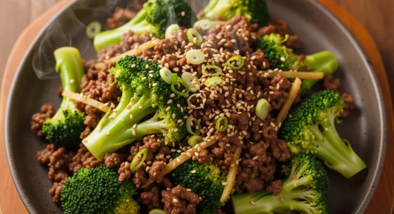 Ground Beef And Broccoli