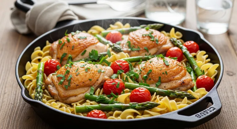 One-Pan Chicken with Buttered Noodles