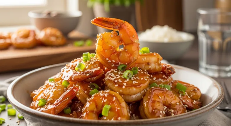 High-Protein Honey Garlic Shrimp 5 High-Protein Honey Garlic Shrimp