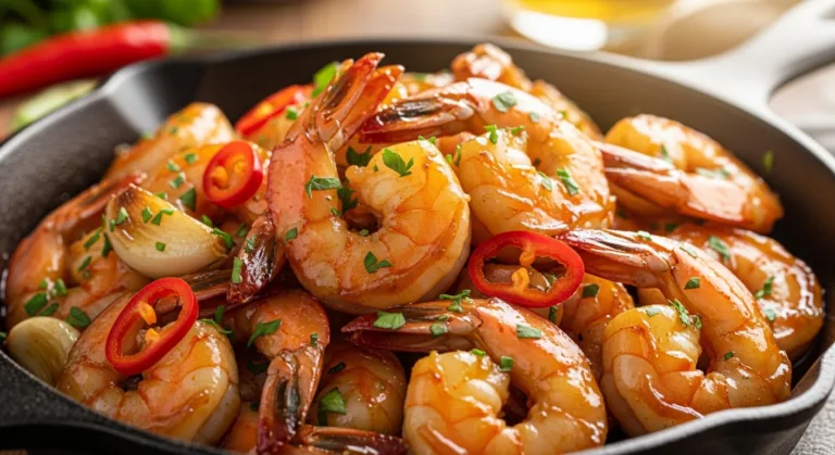 High-Protein Honey Garlic Shrimp