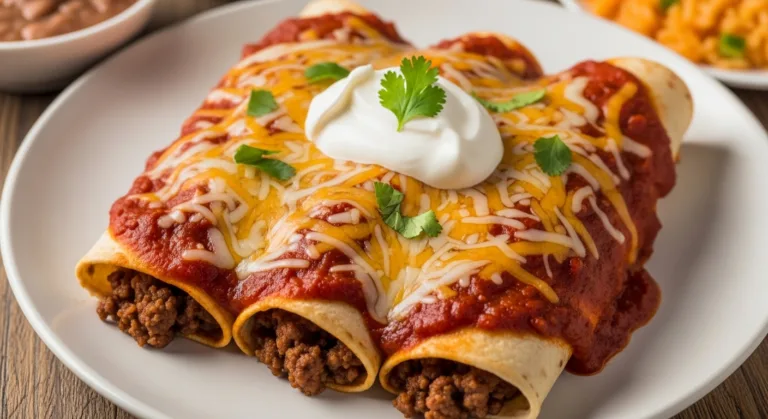 Ground Beef Enchiladas