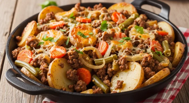 Hobo Casserole with Ground Beef