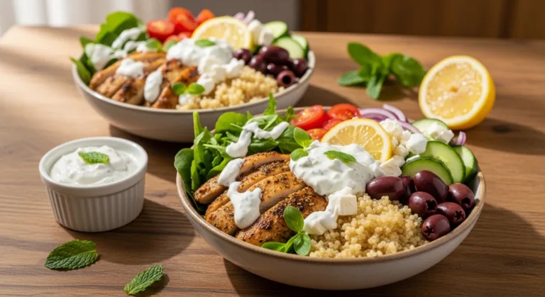 Greek Chicken Bowls