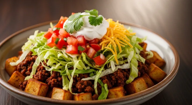 Loaded Potato Taco Bowl