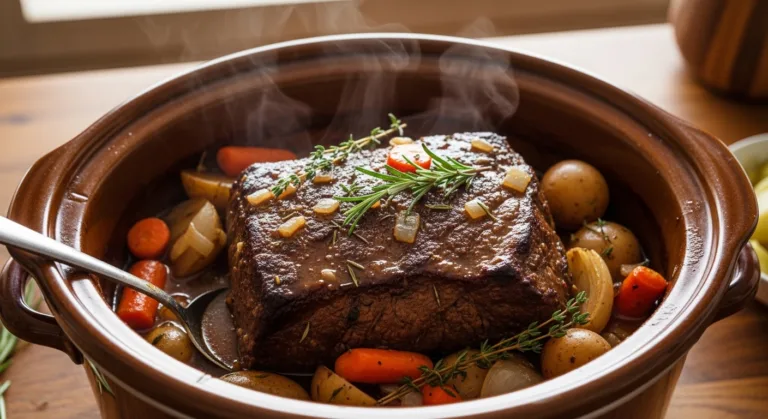 Easy Crockpot Chuck Roast