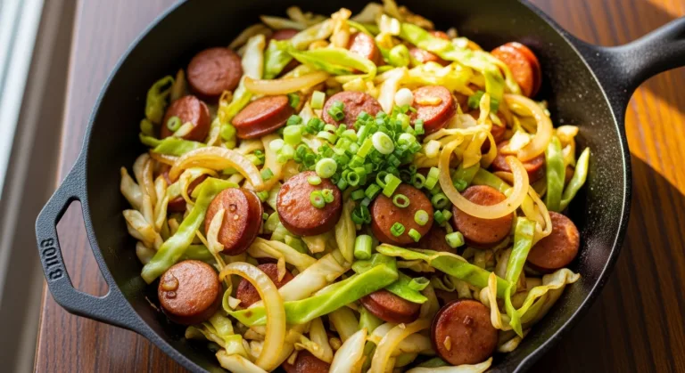Sausage and Cabbage Stir Fry