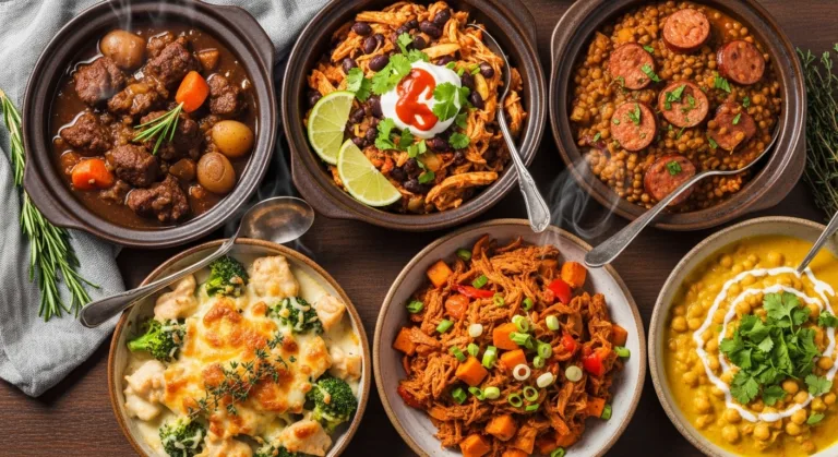 10 High Protein Slow Cooker Dinners (Meal Prep Ready)