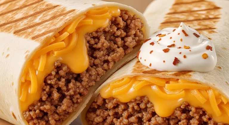 Loaded Taco Bell Beefy Melt Burrito