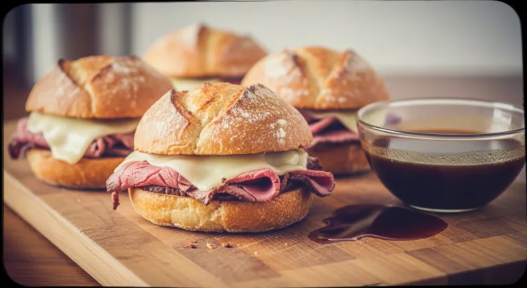 Crockpot French Dip Sandwiches 8 Crockpot French Dip Sandwiches