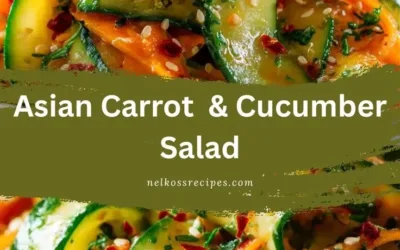 Fresh and colorful Asian Carrot Salad featuring vibrant vegetables and flavorful dressing