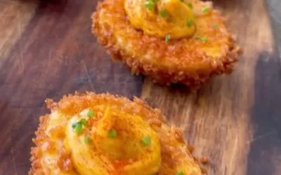 Delicious deviled eggs recipe showcased in an easy-to-follow video tutorial.