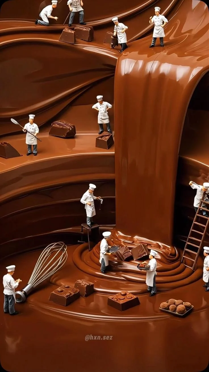 “Do you want chocolate” [Video] [Video] | Chocolate, Chocolate art, Graphic design inspiration