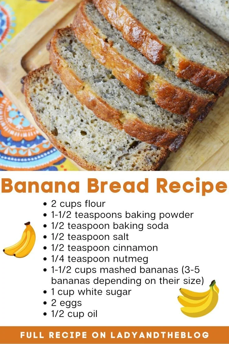 Easy Banana Bread Recipe – Just Like Grandma’s