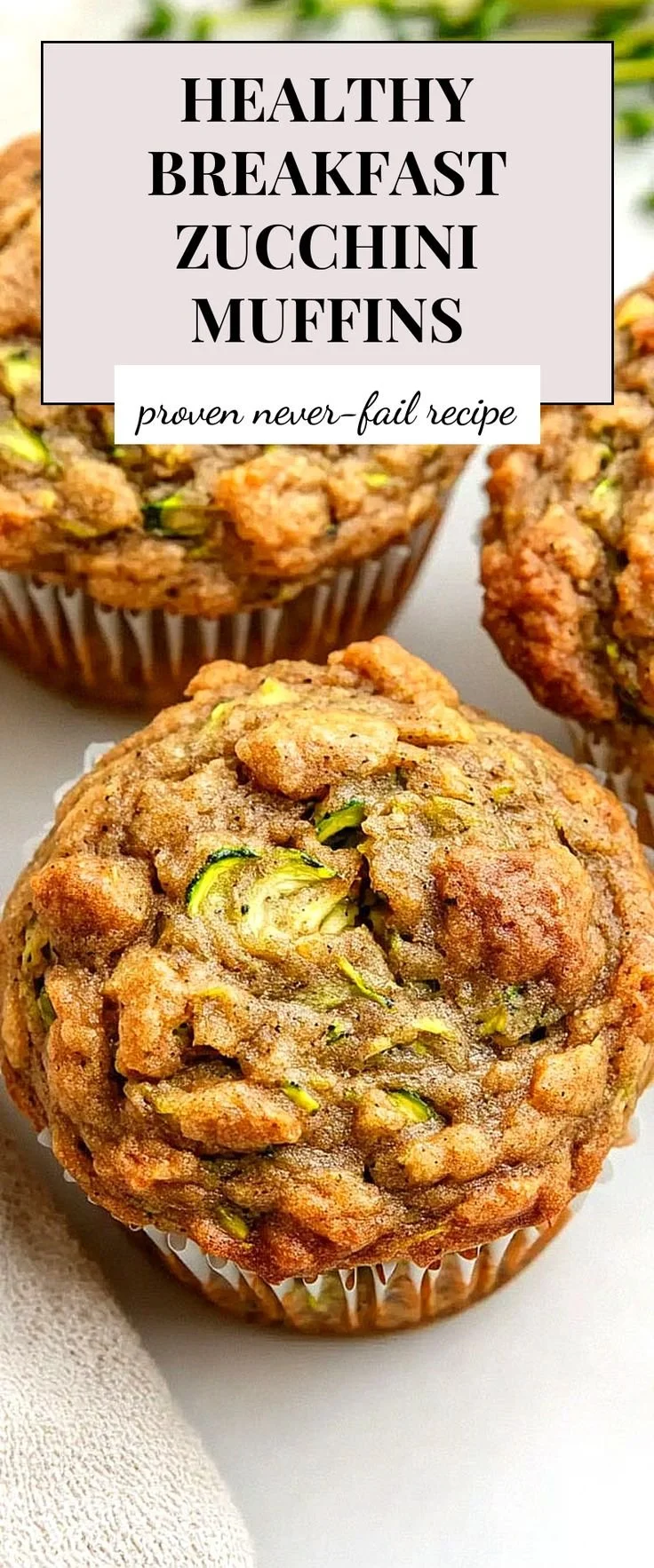 Easy Morning Zucchini Muffins