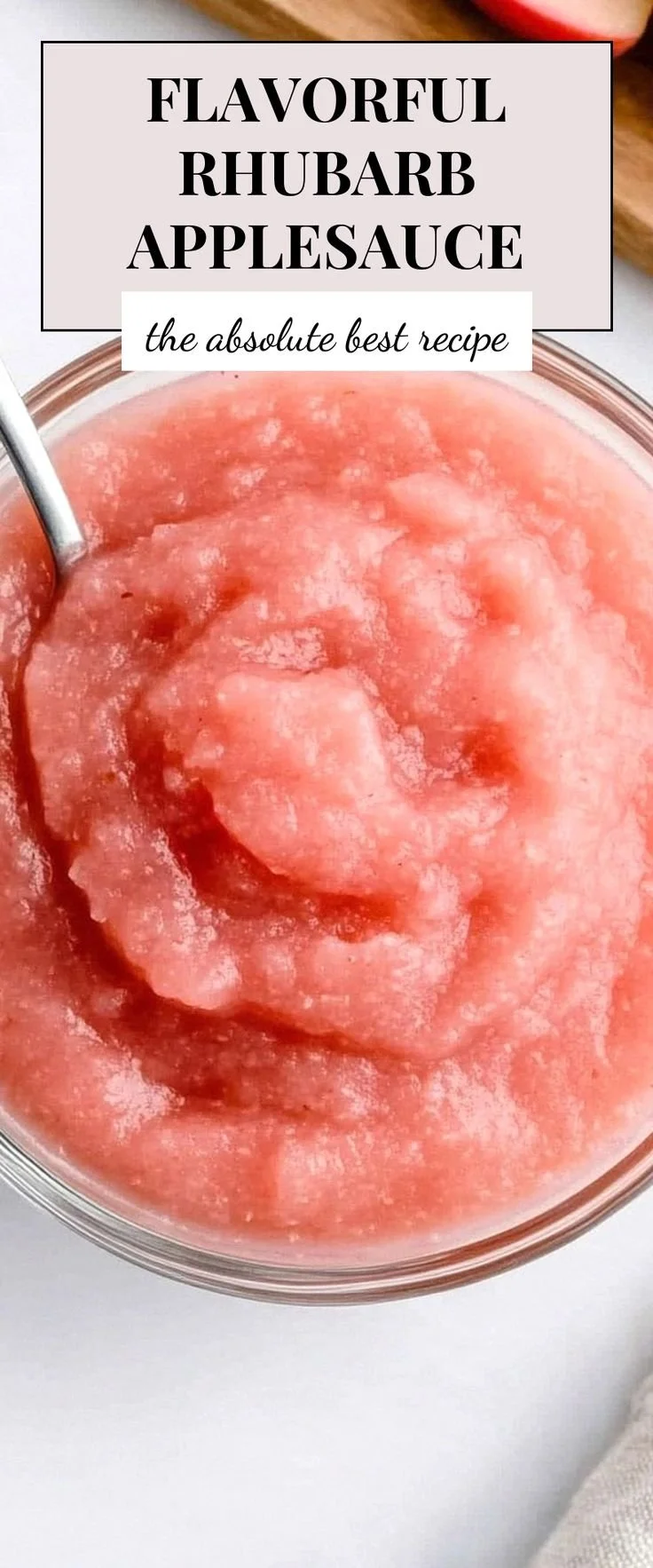 Flavorful Rhubarb Applesauce