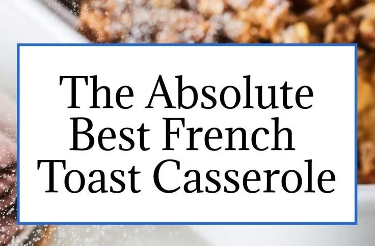 Delicious French Toast Casserole topped with syrup and fresh berries