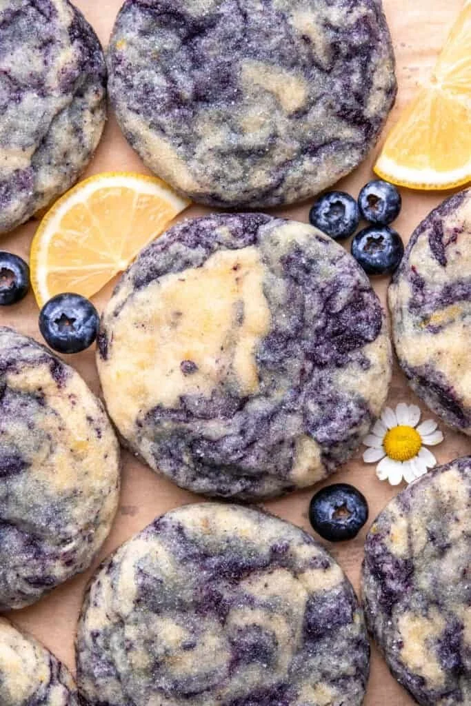 Lemon Blueberry Cheesecake Cookies