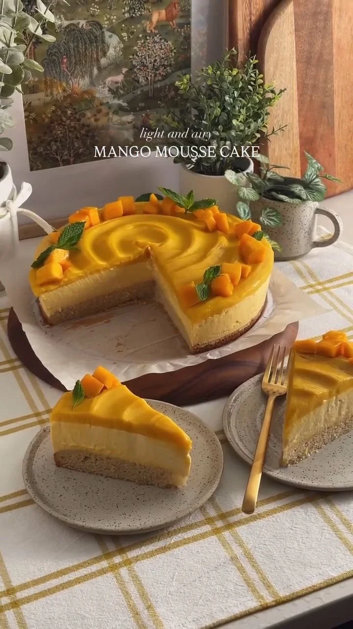 Mango Mousse Cake