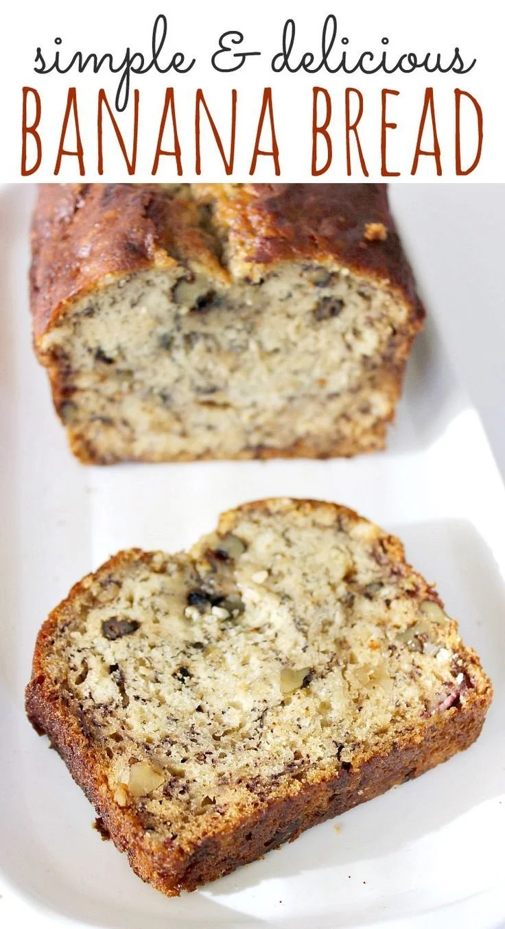 Moist Banana Bread Recipe