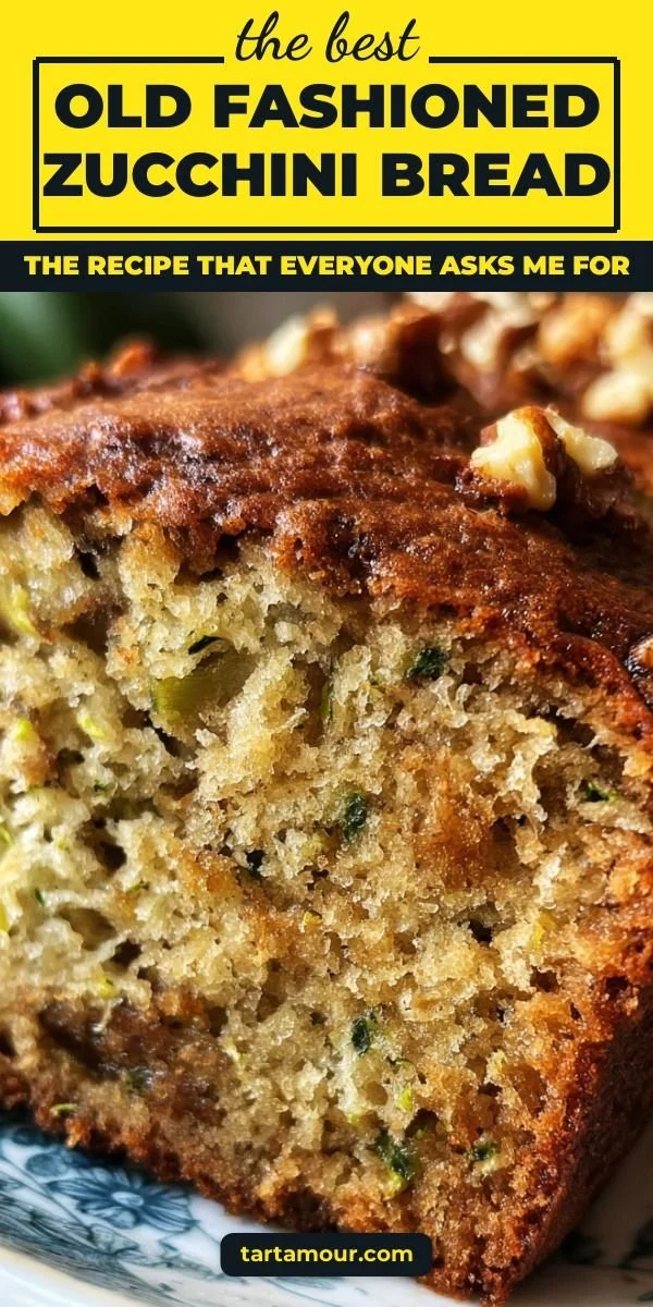 Old Fashioned Zucchini Bread