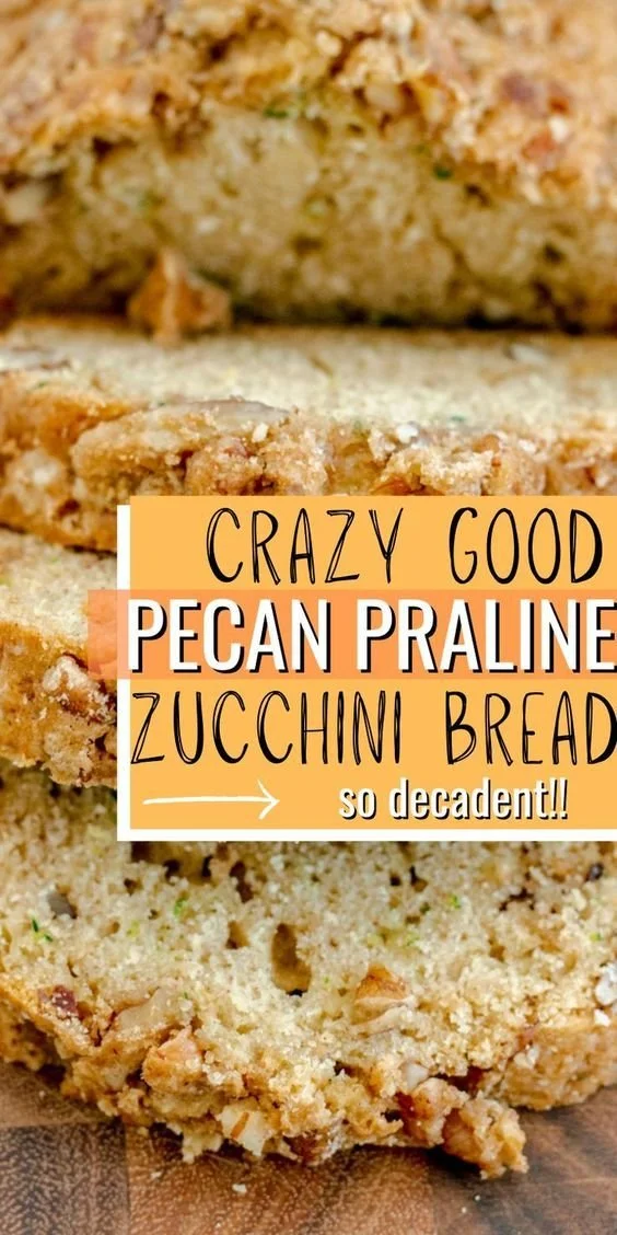 Pecan Praline Zucchini Bread