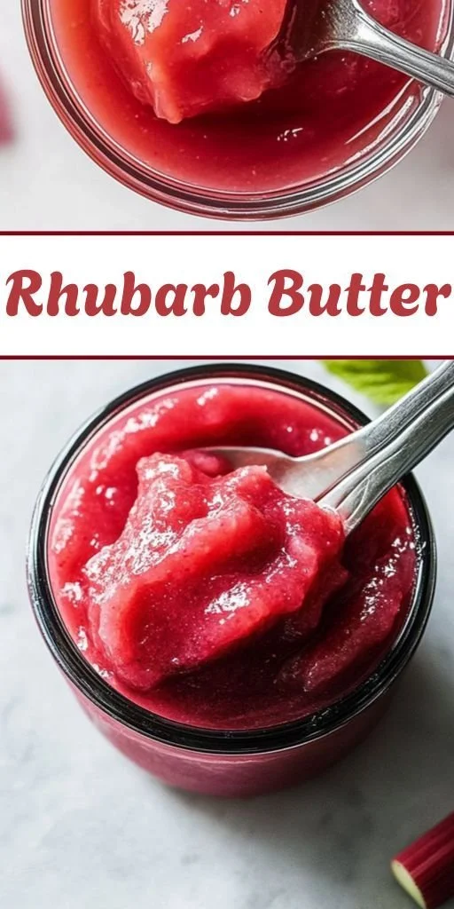 Simple Rhubarb Butter