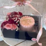 Luxury wedding cake by Stivaly's Cakes in Miami with elegant floral decorations.