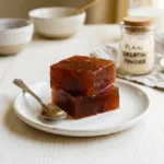 Dr Gupta gelatin recipe squares — gelatin vs collagen for weight loss recipe card