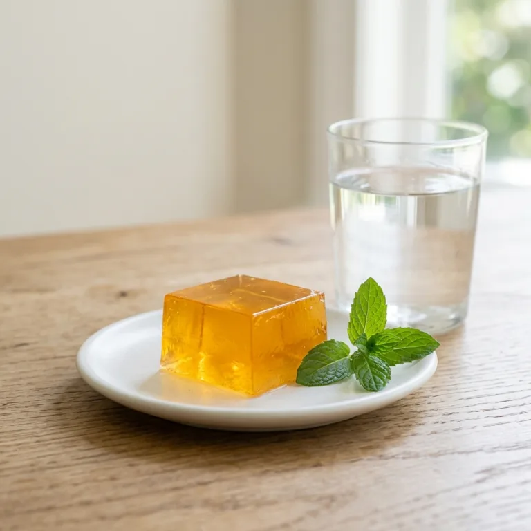 Dr Gupta gelatin recipe square served safely — gelatin side effects awareness photo