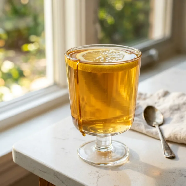 Ingredients for Jillian Michaels gelatin hack laid out on a wood surface