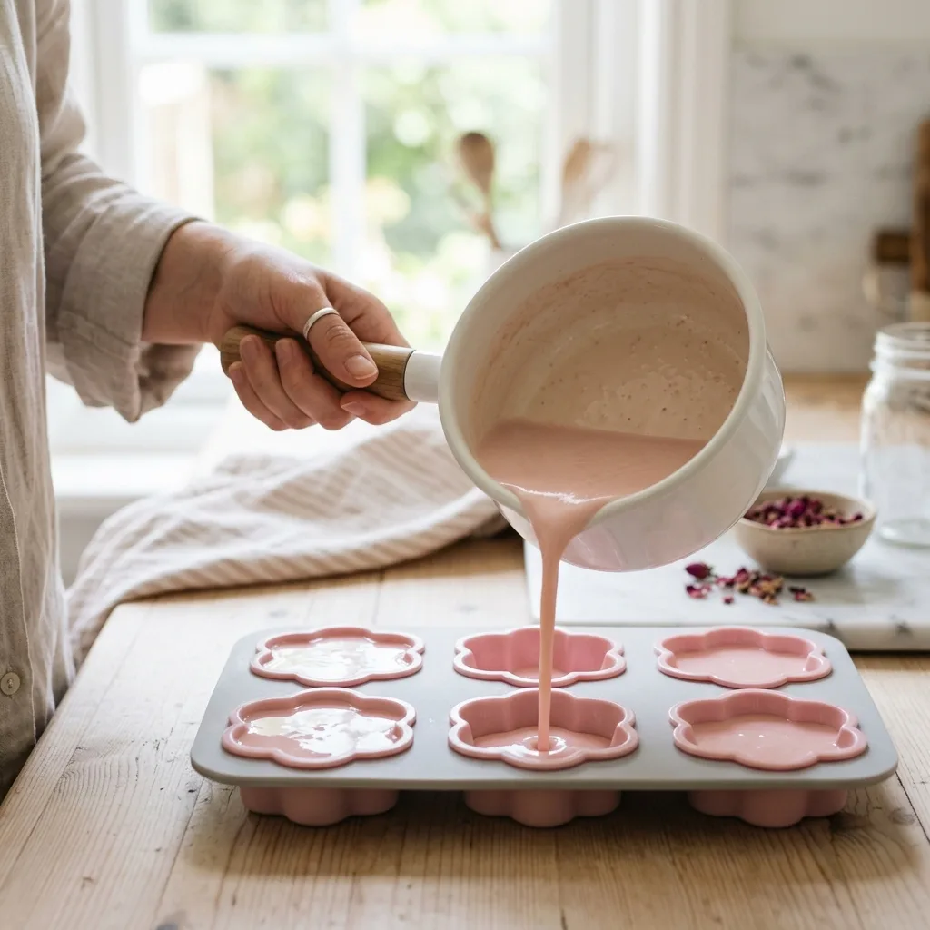 Rose gelatin poured 202604180228