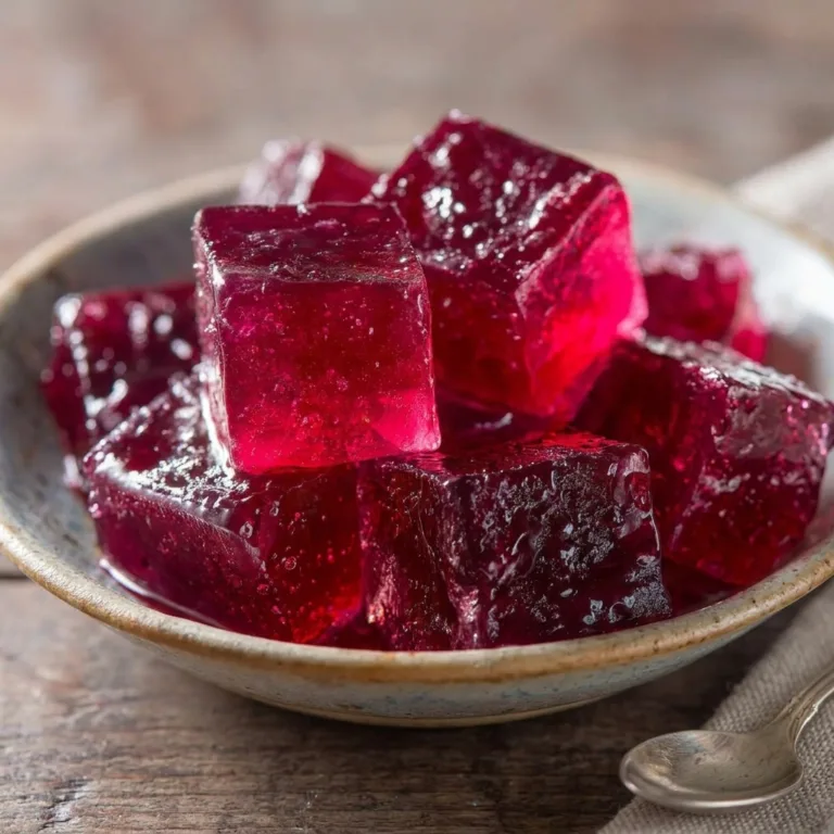 Dr. Rocio Pink Gelatin Recipe in a white ramekin with cinnamon and hibiscus